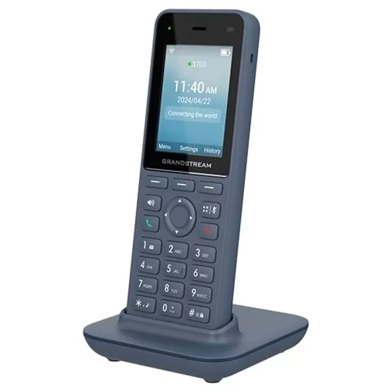 Grandstream Networks WP8256 IP-telefoon antraciet 3 lijnen LCD Wi-Fi