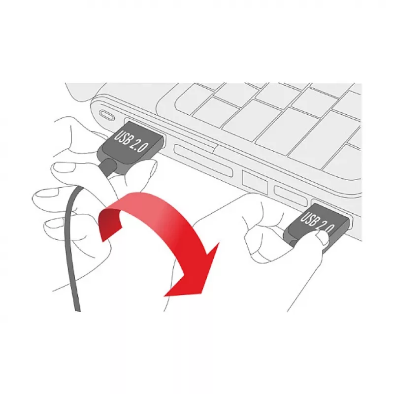 DELOCK kabel EASY-USB 2.0 Type-A stekker > USB 2.0 Type Micro-B stekker 50 cm zwart