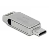 USB-flashstation DeLOCK 128 GB USB-C Type-A draaibaar model