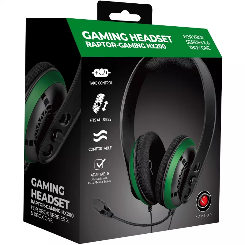 Raptor Gaming headset Xbox One & Xbox