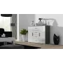 Cama Meble UNI woonkamerdressoir, grijs/wit hoogglans