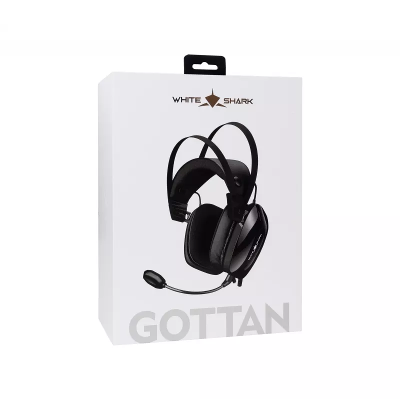Koptelefoon White Shark GH-2446 Gottan zwart