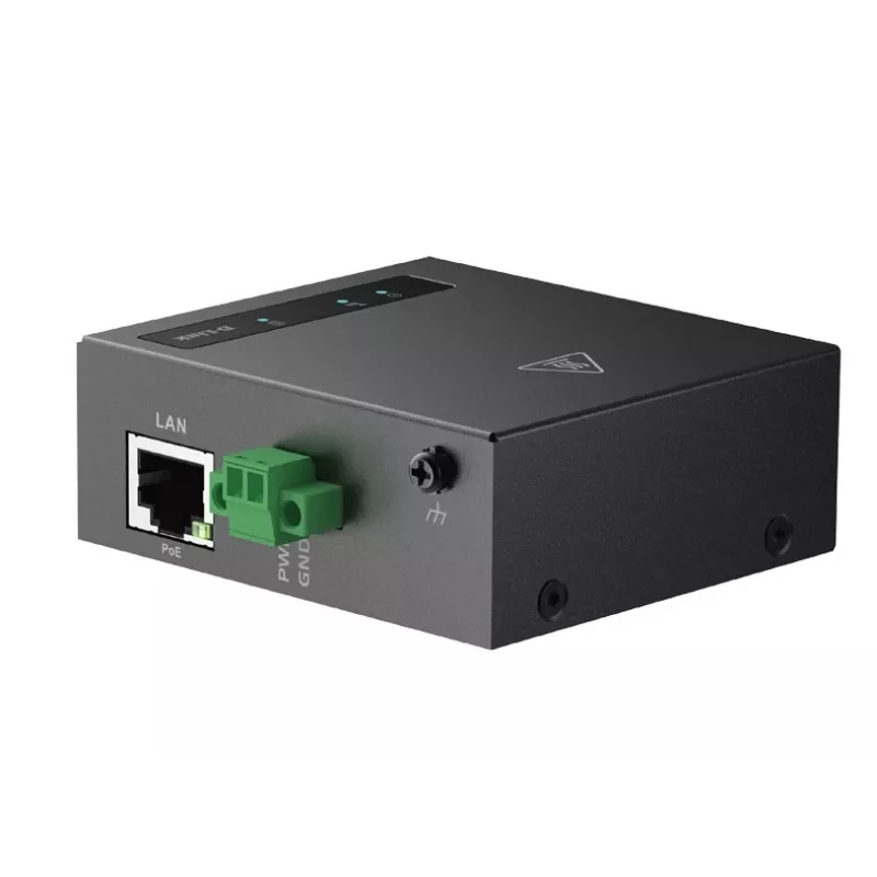 D-Link DWM-311-TP 4G LTE M2M VPN PoE+ modemrouter, Nano SIM, 150 Mbit/s, 2 afneembare externe antennes, -30 tot 70 °C, zwart