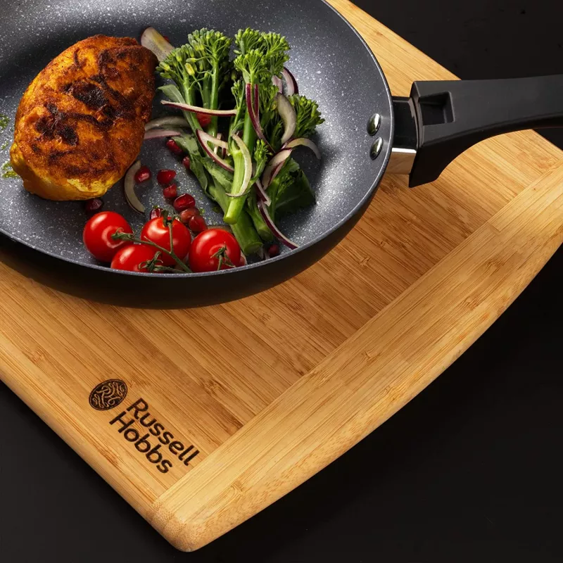 Pannenset Russell Hobbs RH01840EU7 – 4-delig stapelbaar, metallic gemarmerd