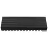 Koellichaam/radiator Jonsbo M.2-3 grijs zwart grijs 24,4 mm 73 mm 9,6 mm