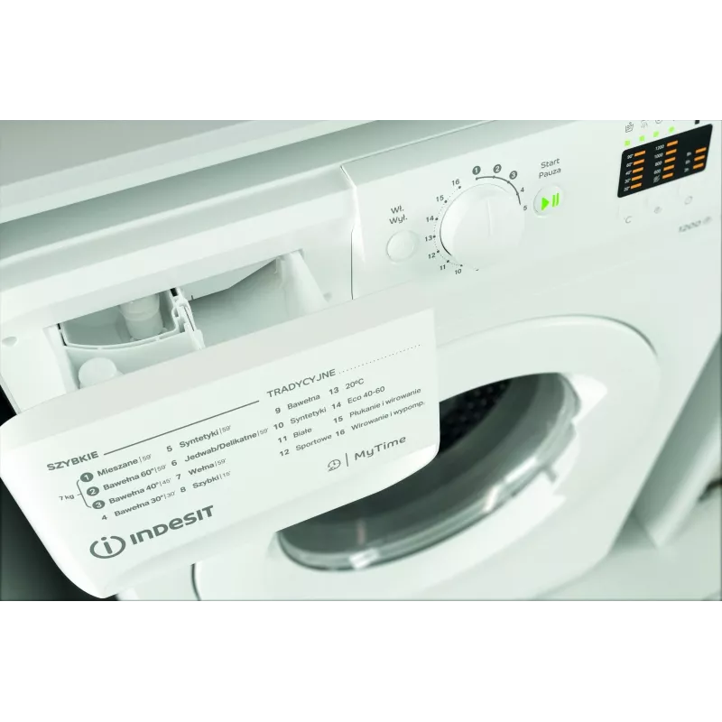 Wasmachine INDESIT MTWA71252WPL 7 kg, frontlader, energieklasse E