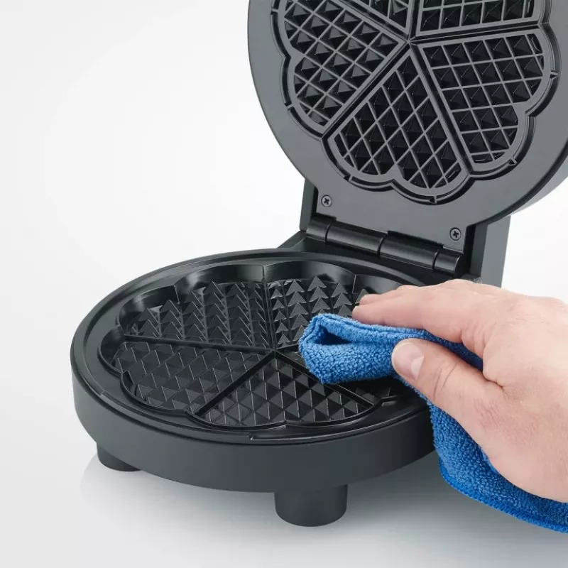Wafelijzer Severin WA 2116 1000 W zwart hartvorm