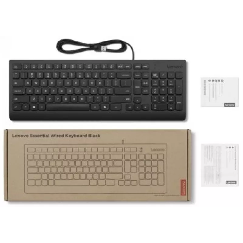 LENOVO Essential bedraad toetsenbord AI Litouws (LT)