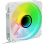 Behuizingsventilator Sharkoon SHARK Mirror RGB PWM REVERSE 120 mm wit, 500–1500 tpm, 99,52 m³/h, FDB