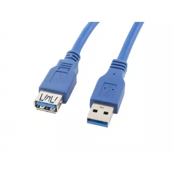 Verlengkabel USB 3.0 AM-AF blauw 3M