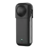 Siliconen beschermhoes Puluz voor Insta360 X4 — zwart, robuust ontwerp