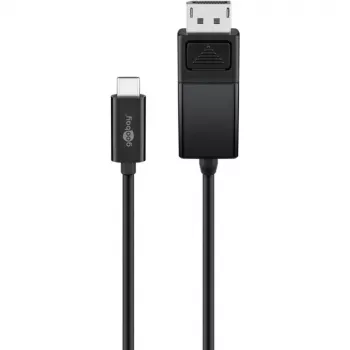 Goobay USB-C naar DisplayPort. M/M. Zwart