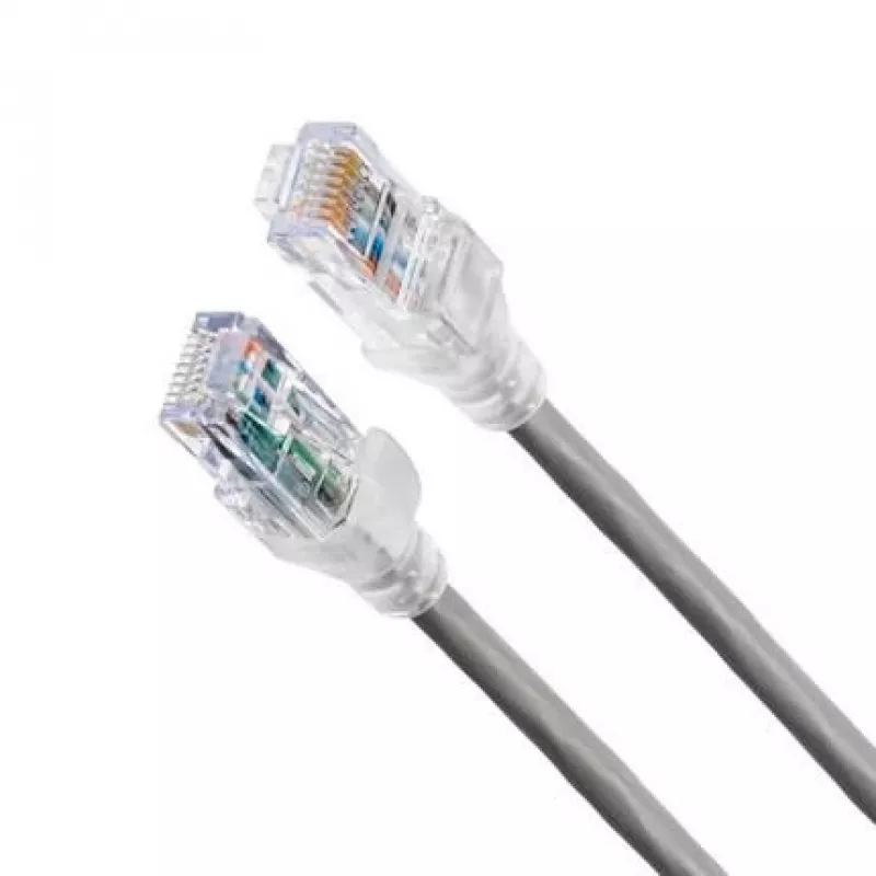 Netwerk-patchkabel Belden 10GX Cat6a U/UTP LSZH, 2 m, RJ-45–RJ-45, grijs