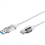 Goobay Ethernet-kabel USB-A 3.0 naar RJ45 slank 2 m - verbindt router, modem of (74379)