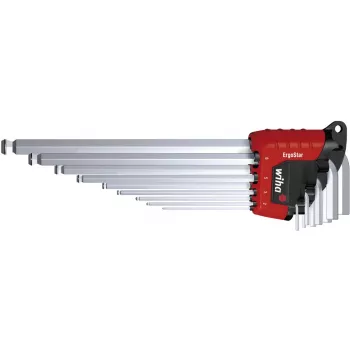 Wiha 369R L-vormige zeskantsleutelset metrisch 9 stk.