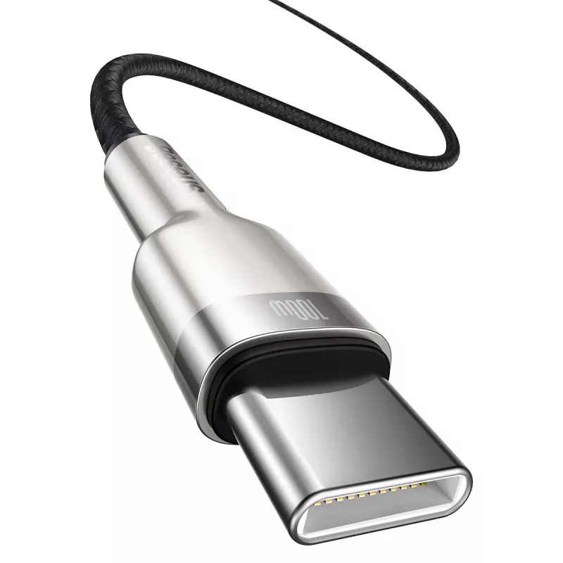 USB-C-naar-USB-C-kabel Baseus CATJK-C01, USB 3.2 Gen 1, 1 m, zwart