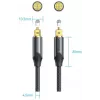 Vention optische audiokabel, gevlochten, 5 m