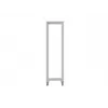 19 inch open rack LANBERG 42U, diepte 800 mm, breedte 600 mm, grijs