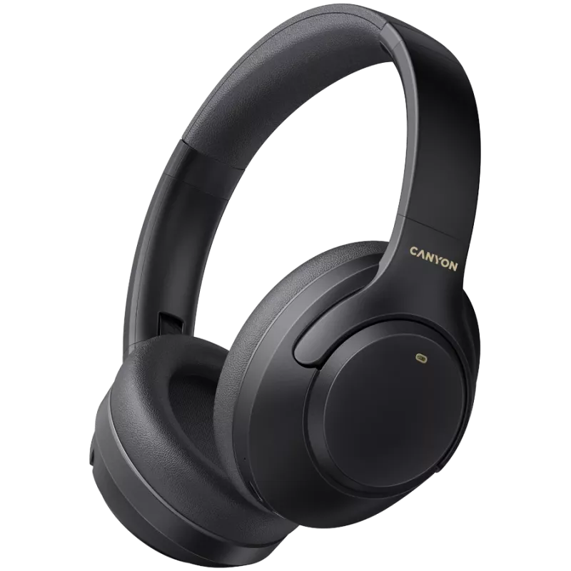 Draadloze hoofdtelefoon CANYON OnRiff 6 met Bluetooth, actieve ruisonderdrukking ANC, ingebouwde microfoon, lange batterijduur, ergonomisch design