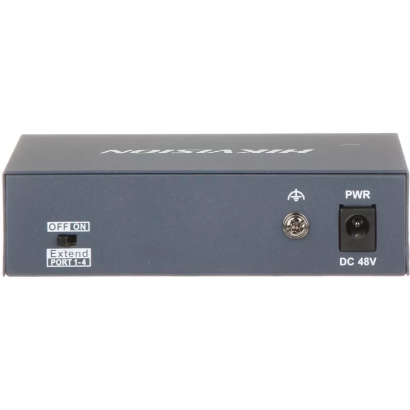 Hikvision DS-3E0105P-E/M(B) netwerkswitch L2 Fast Ethernet (10/100) Power over Ethernet (PoE) grijs