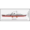 Bouwpakket Cobi slagschip Bismarck model met 3204 onderdelen - Cobi CO BI-4860