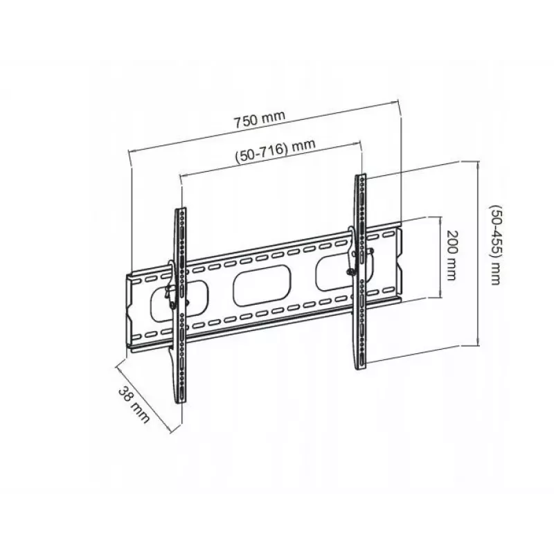 MULTIOFFICE LCD-houder 30-50 AR-18