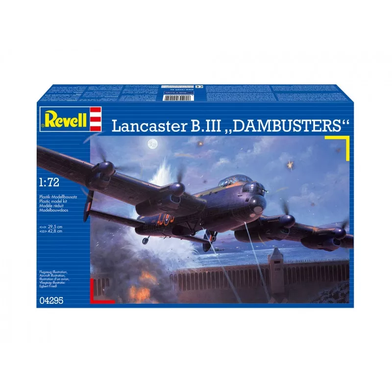Revell Lancaster B. III Dambusters (04295) 1:72 schaal vliegtuig plastic modelbouwset
