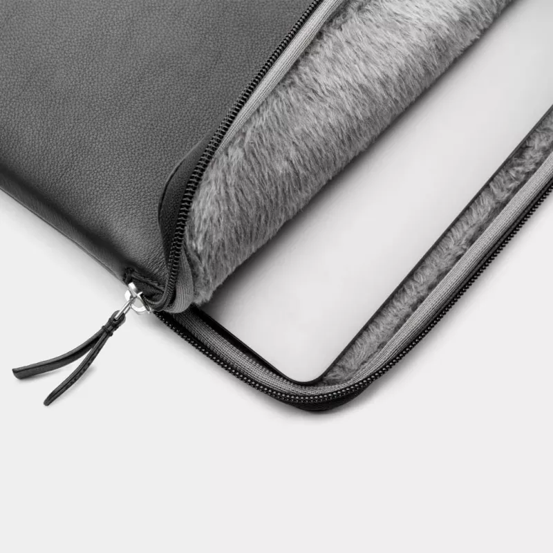16 MacBook Pro leren hoes - zwart