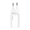 Baseus CCSUP-J02 mobiel apparaat oplader universeel wit AC snelladen
