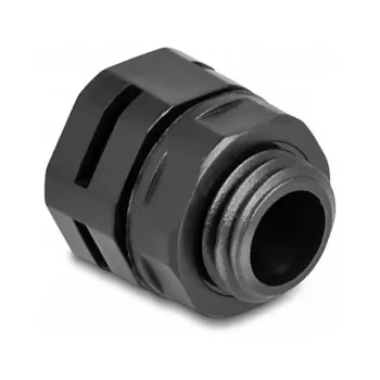 DeLOCK ventilatieplug M12 zwart 2 stuks polyamide