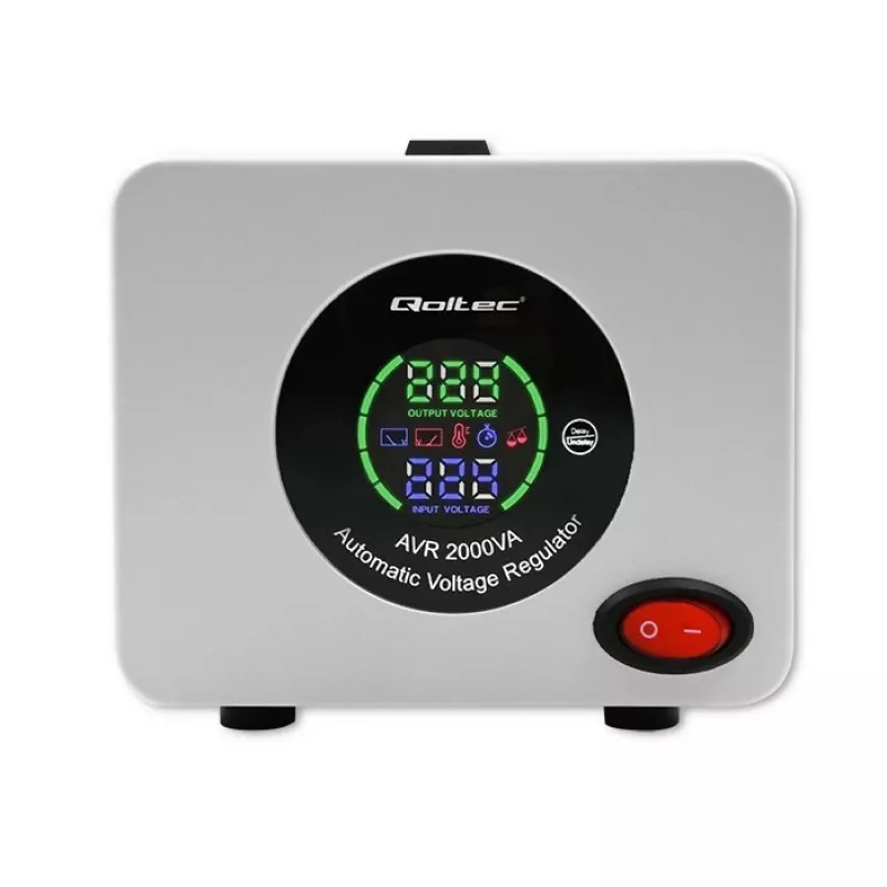 Qoltec 50724 automatische spanningsstabilisator AVR 2000VA