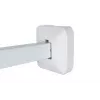 Wandbeugel AVTEK WallMount Next 1200 — staal, wit, telescopisch, 360° draaibaar, kantelbaar ±42°, max. belasting 20 kg