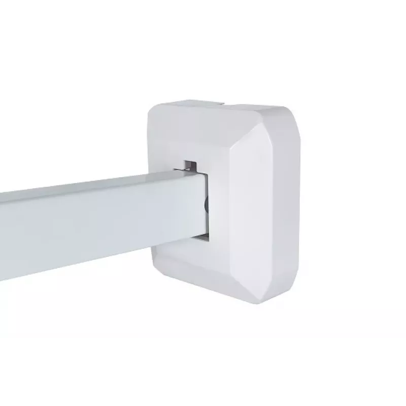 Wandbeugel AVTEK WallMount Next 1200 — staal, wit, telescopisch, 360° draaibaar, kantelbaar ±42°, max. belasting 20 kg