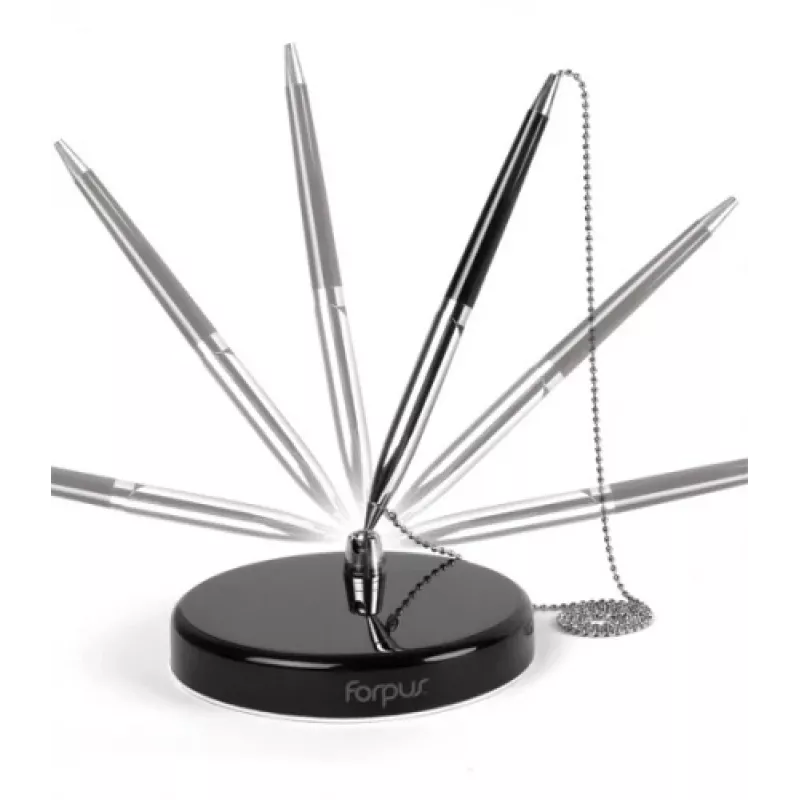 Tafelpen Forpus 0,7 mm, zwart, met ketting 1207-009