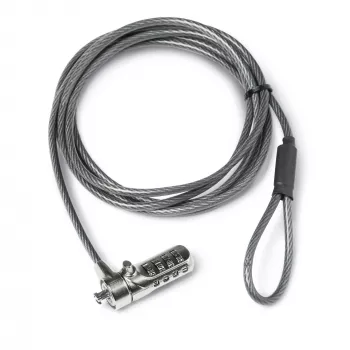 Slot combinatie DICOTA stand-alone notebook security pro zwart roestvrij staal