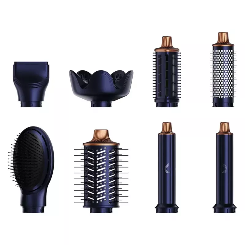 Multistyler-haardroger en -krultang Lovio LVHS001BL met gecombineerde hetelucht-stylingfunctie