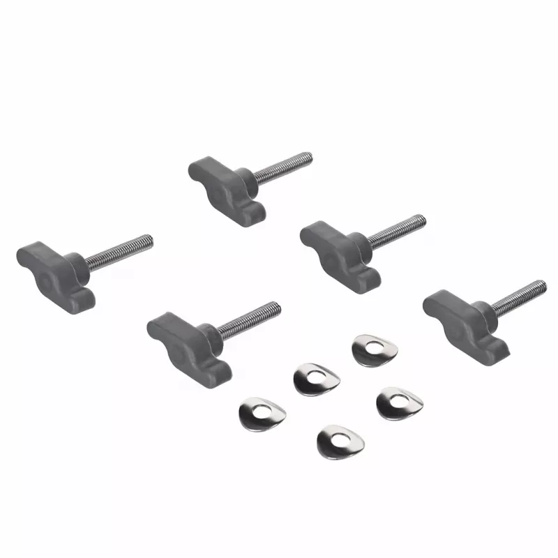 Ronde douchekruk van aluminium