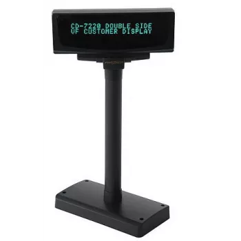Customer Pole Partner Tech CD-7220 — klantendisplaystang, model 35722027, eenregelig LED-display