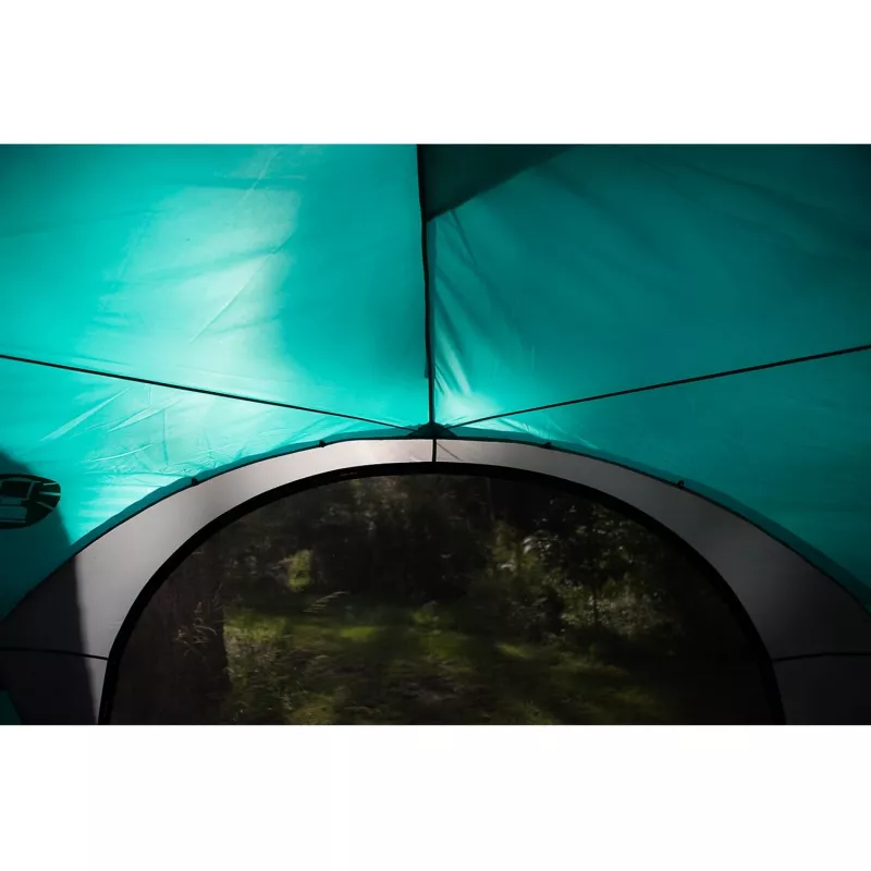 Event Dome Shelter L, 3,65 x 3,65m, paviljoen lichtblauw/grijs