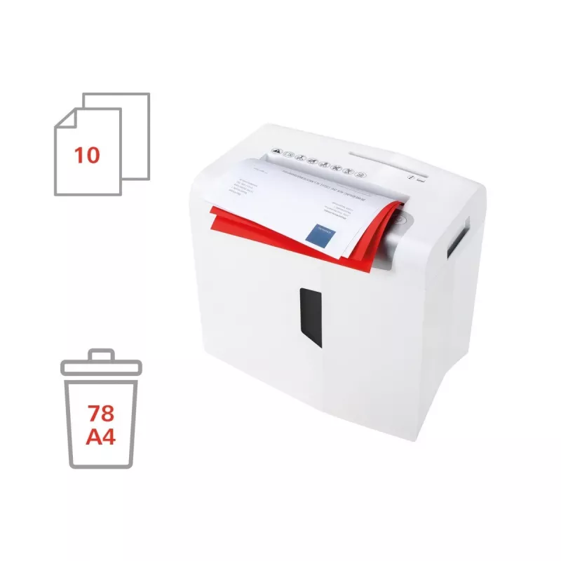 HSM shredstar S10 papiervernietiger, 6 mm + apart CD-snijmechanisme