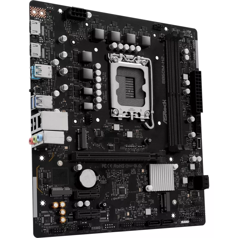 ASRock B860M-H2 DDR5 LGA1851 Micro-ATX moederbord