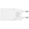 AC Indoor Mobile Device Charger 4smarts 541509 — 100–240V, USB-A + USB-C, 1,5 m kabel, snelopladen, wit