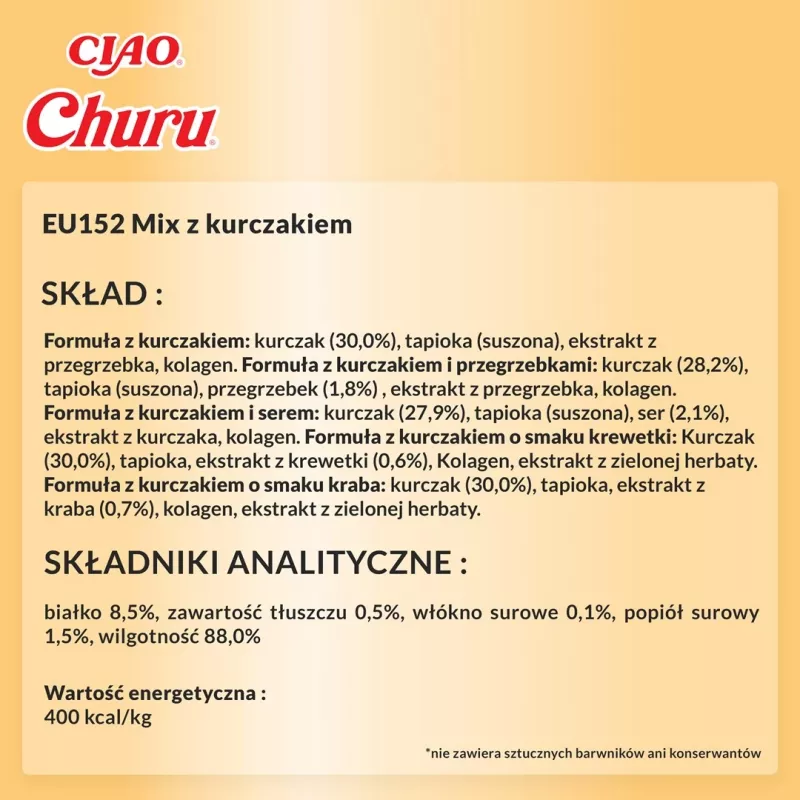 INABA Churu Varieties Chicken - kattensnacks - 50 x 14g