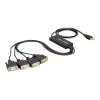 DeLock USB2.0 > 4 x seriële adapter - seriële adapter - USB - RS-232 x 4 (61887)