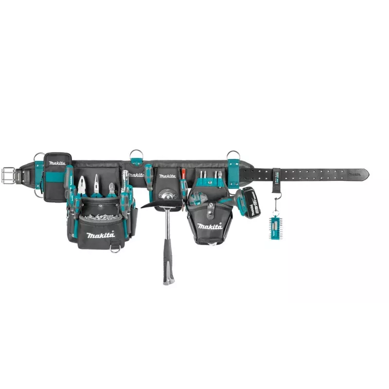 Makita E-15235 heavy-duty gereedschapsriem-set met draagtassen