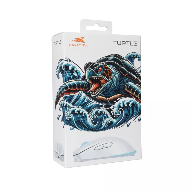 Muis Baracuda BGM-122 Turtle wit TURTLE-W