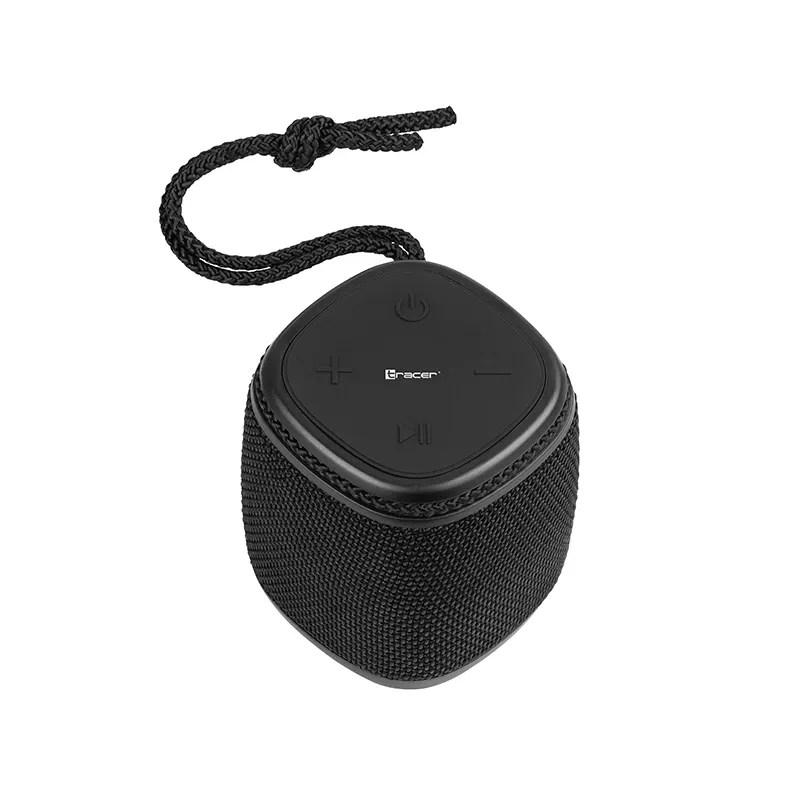 Draagbare stereoluidspreker TRACER Splash S (Bluetooth 5.1, 5 W RMS, IPX5, 6 u accu) zwart