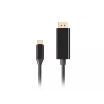 LANBERG CA-CMDP-10CU-0030-BK videokabel-adapter, 3 m, USB Type-C naar DisplayPort, 4K@60Hz/144Hz ondersteuning