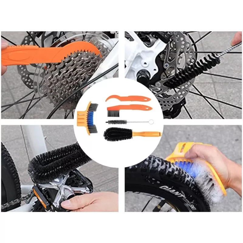 Extralink fietsreinigingsset, kettingonderhoud en bandenonderhoud