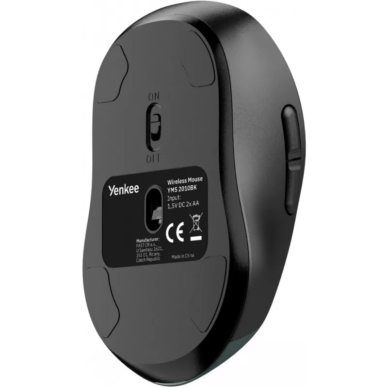 YENKEE YMS 2010BK GYRO Dual draadloze muis, Bluetooth + USB 2,4 GHz